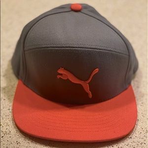 Puma Orange & Grey Hat